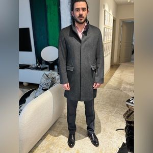 Theory coat/overcoat Men's gray